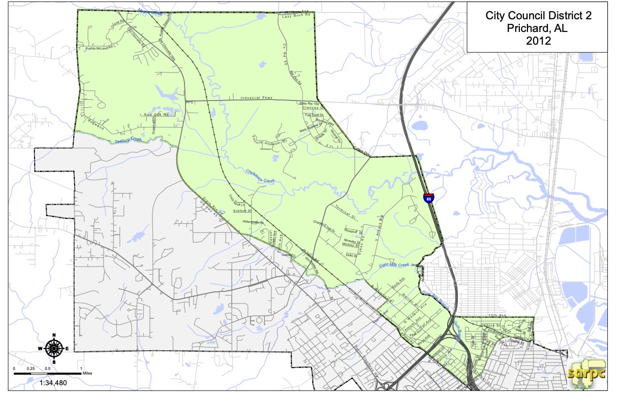 Approved map of Council District 2