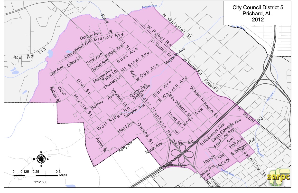 Approved map of Council District 5