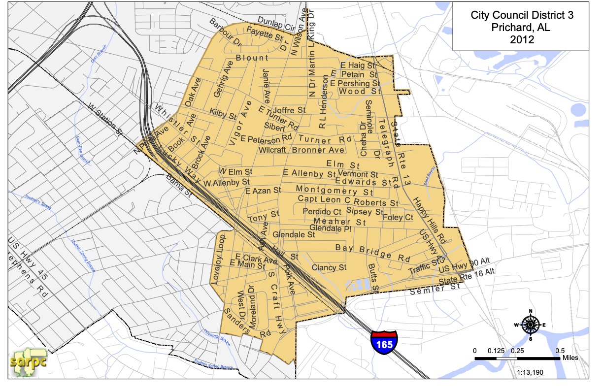 Approved map of Council District 3