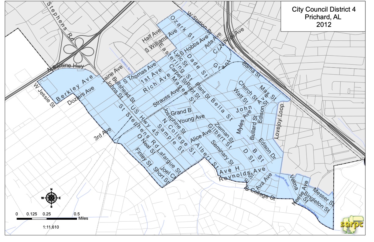 Approved map of Council District 4